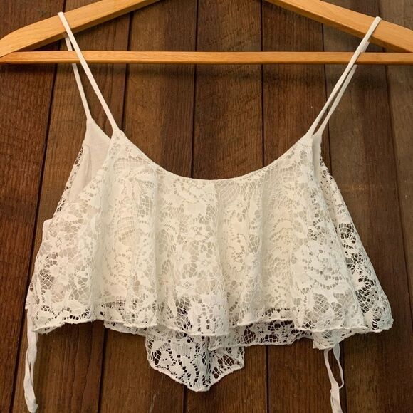 TOBI White Lace Bralette - Picture 3 of 4